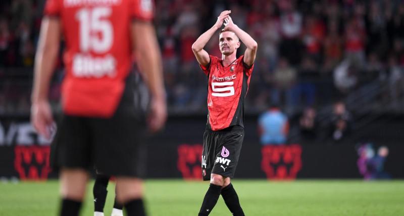  - Rennes : Benjamin Bourigeaud célébré avant le coup d'envoi contre Monaco samedi