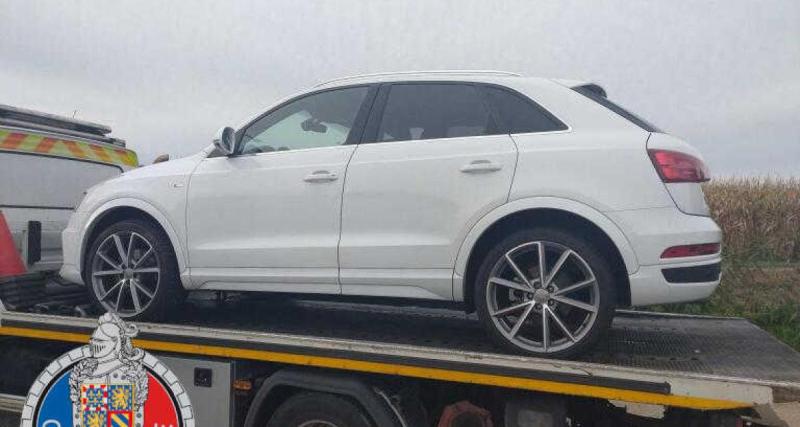  - L'Audi Q3 s'emballe en mode fusée à 215 km/h, les gendarmes la flashent en plein vol