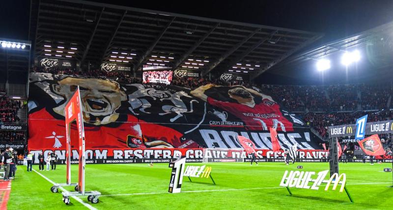  - Rennes : les magnifiques hommage et tifo du Roazhon Park à Benjamin Bourigeaud