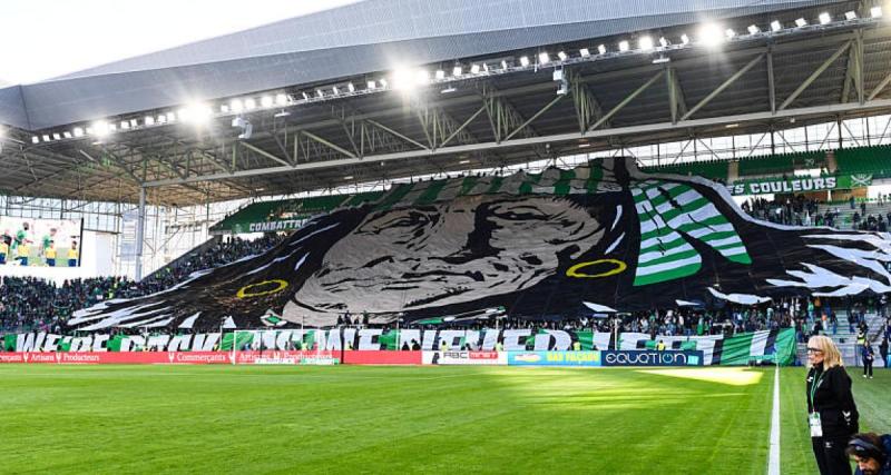  - ASSE - Auxerre : l’impressionnant tifo des supporters stéphanois