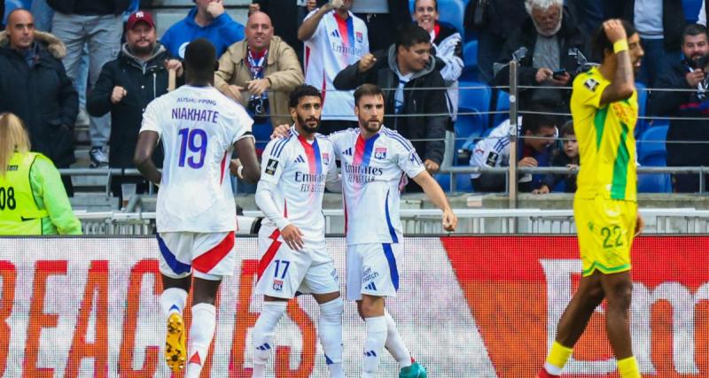  - Ligue 1 : l’OL mène d’une courte tête contre Nantes à la pause 