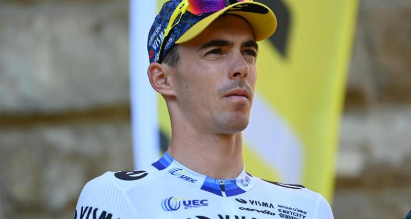  - Cyclisme : la joie et le soulagement de Laporte après sa victoire sur Paris-Tours