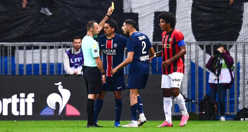  - Nice – PSG : la faute non sifflée et le jaune qui ont rendu fou Achraf Hakimi