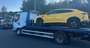 Le jaune de son Lamborghini Urus ne lui évite pas le flash des gendarmes à 190 km/h