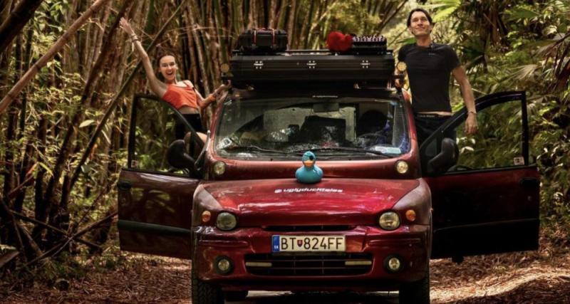  - Un couple transforme à moindre coût la voiture « la plus laide du monde » en véhicule d’aventure 