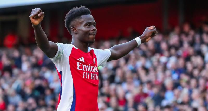  - Arsenal : les stat' folles de Saka qui fait mieux que Kane en Premier League
