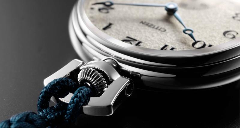 Citizen réinvente sa montre de poche pour ses 100 ans - Une montre au design sophistiqué