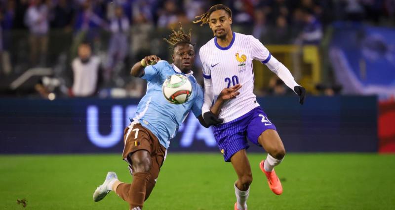  - À la pause, les Bleus s'en sortent très bien à Bruxelles !