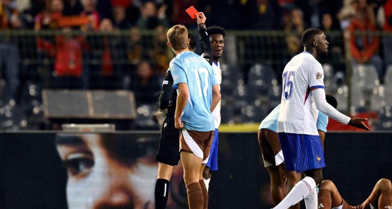  - Belgique - France : un capitaine des Bleus exclu, une première depuis ... 2006