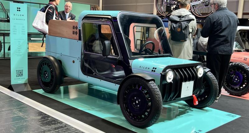  - Kilow La Bagnole : cette Jeep française électrique fait sensation au Mondial de l'auto