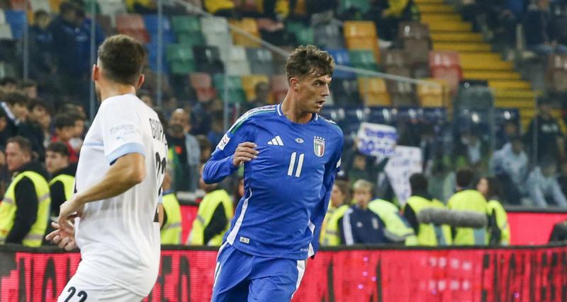  - L’émotion de Daniel Maldini, troisième génération de Maldini à porter le maillot de l’Italie