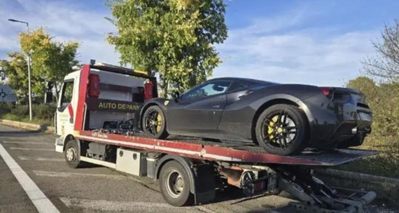  - La Ferrari s'invite à la fourrière après un grand excès de vitesse