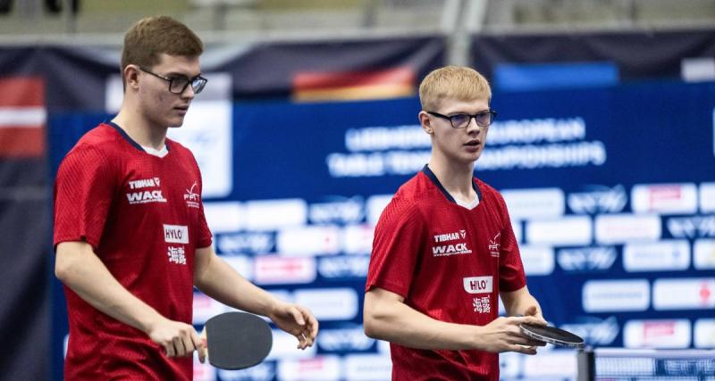  - Tennis de table : les frères Lebrun déjà assurés d'une médaille aux Championnats d'Europe !