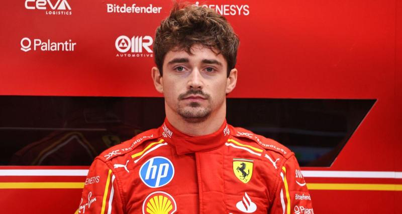  - Charles Leclerc au pied du podium, il est surpris de la performance de la Ferrari