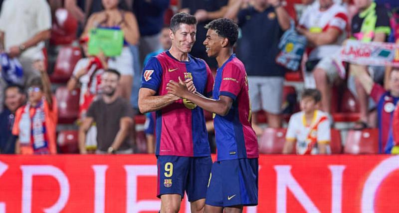  - Barça : Lamine Yamal et Lewandowski marchent sur les traces de Messi