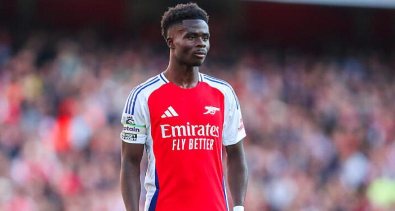  - Arsenal : grosse annonce sur la présence de Saka contre Liverpool