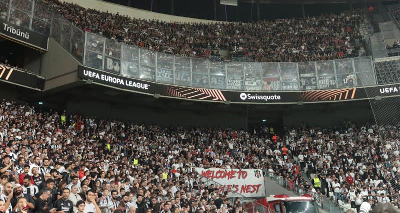  - OL – Besiktas : la banderole insultante des supporters turcs en plein Lyon