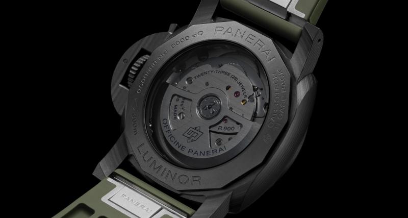 Panerai Luminor Quaranta Carbotech : légèreté et performance - Un cadran innovant