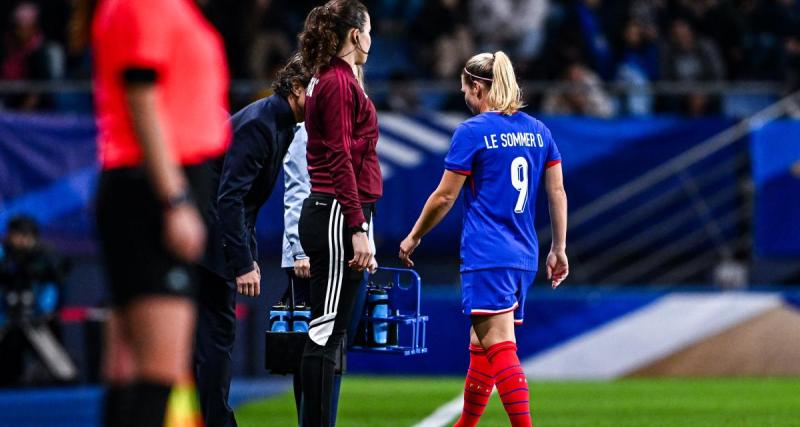  - Équipe de France (F) : Eugénie Le Sommer de nouveau blessée