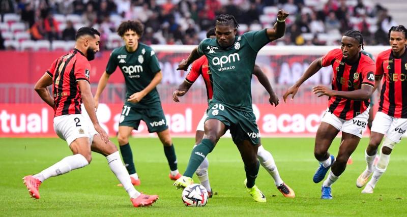  - À la pause, Nice recolle à un Monaco réduit à dix
