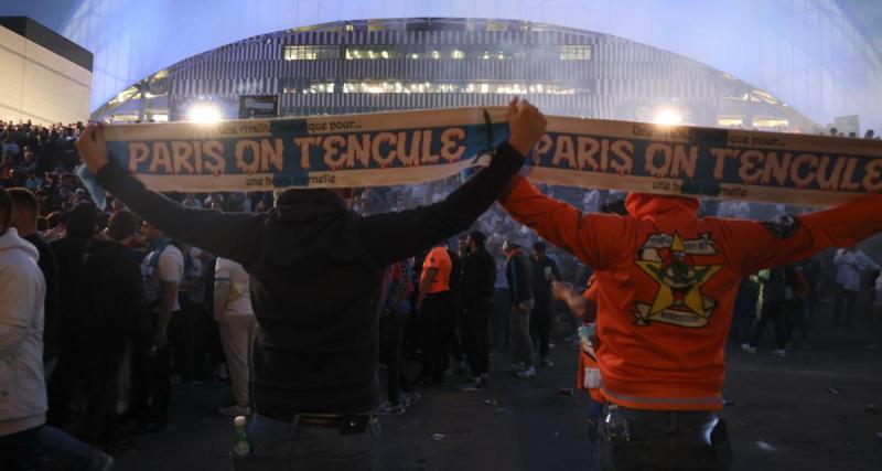  - OM - PSG : des banderoles contre la LFP et des chants homophobes avant le coup d'envoi