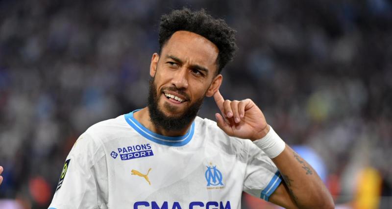  - OM - PSG : le gros craquage d'Aubameyang contre l'arbitre après le rouge !