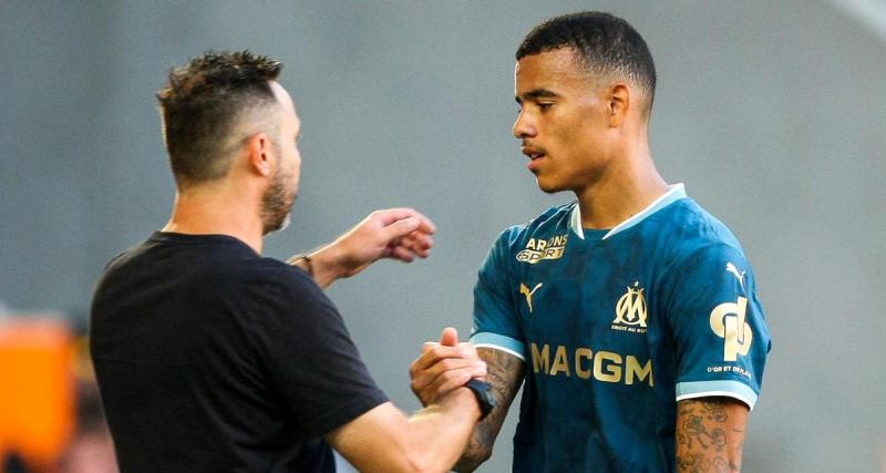  - OM : De Zerbi tacle Mason Greenwood, fantomatique lors du Classique