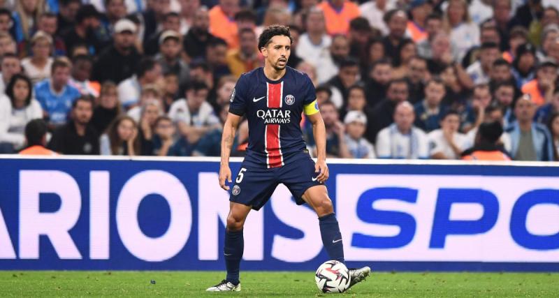  - PSG : les images impressionnantes des crampons d'Harit sur le torse de Marquinhos