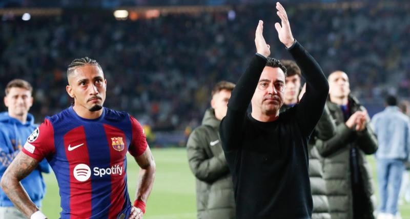  - Barça : le tacle à retardement de Raphinha à Xavi
