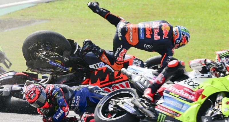  - MotoGP : un pilote évoque sa grande chance après une grosse chute avec Quartararo 