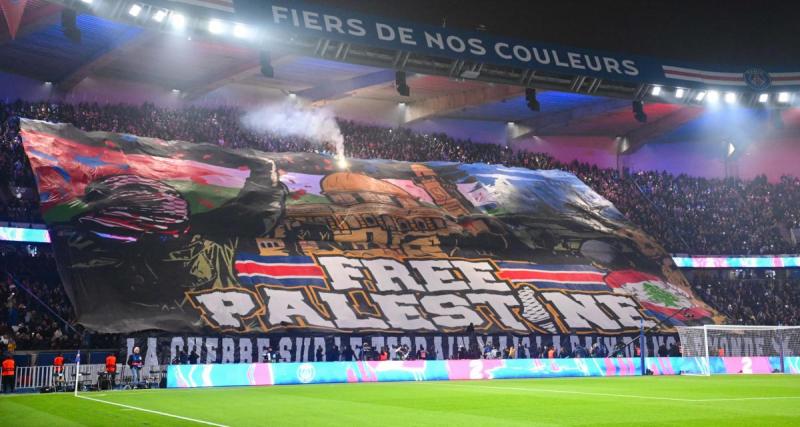  - PSG : "Free Palestine", le magnifique tifo du Parc des Princes avant l’Atletico