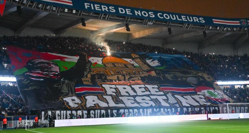  - Le PSG "pas au courant" du tifo "Free Palestine" déployé par le CUP