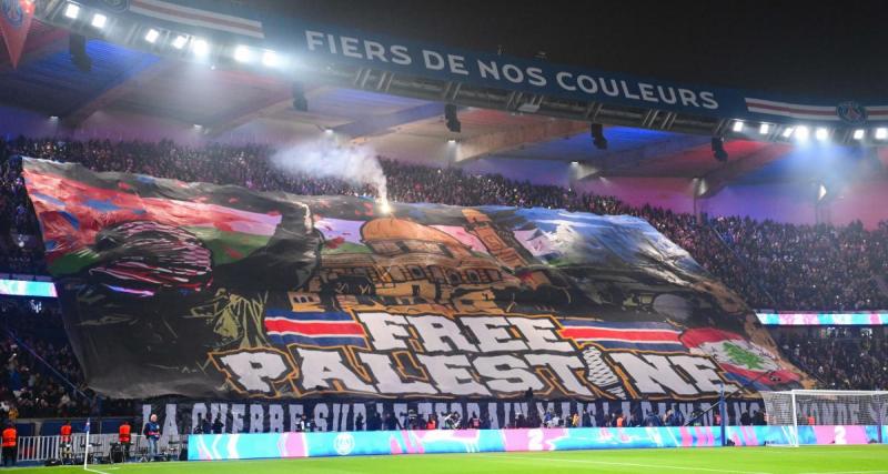  - PSG : le CUP sort du silence après le tifo "Free Palestine"