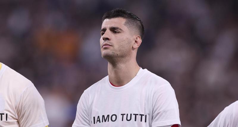  - AC Milan : grosse inquiétude pour Morata, victime d'un traumatisme crânien