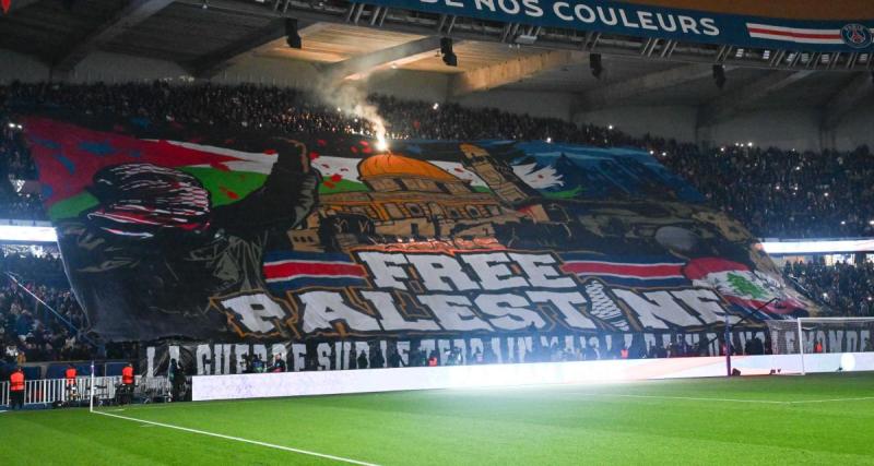  - Tifo "Free Palestine" : "Un appel à la paix", le Collectif Ultras Paris prend la parole