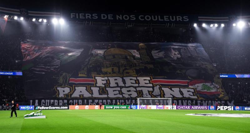  - PSG : le club va sanctionner le CUP après le tifo sur la Palestine avec une mesure forte