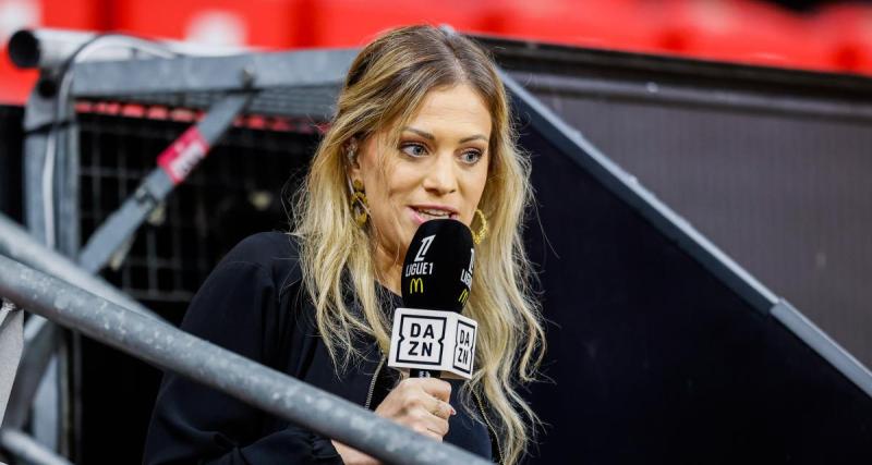  - La réaction de l'OM après le projectile reçu par Ambre Godillon, journaliste pour DAZN
