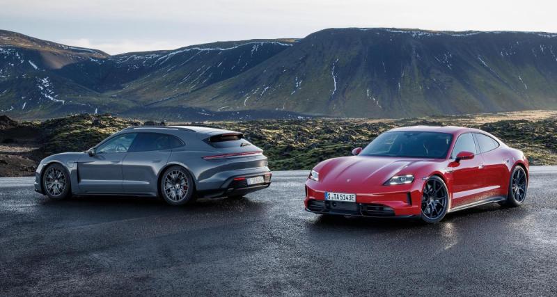  - Porsche offre deux nouvelles versions au Taycan restylé