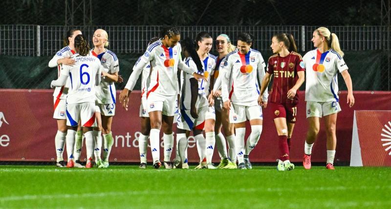  - Ligue des Champions (F) : l’OL s’amuse face à la Roma et prend la tête du groupe A 