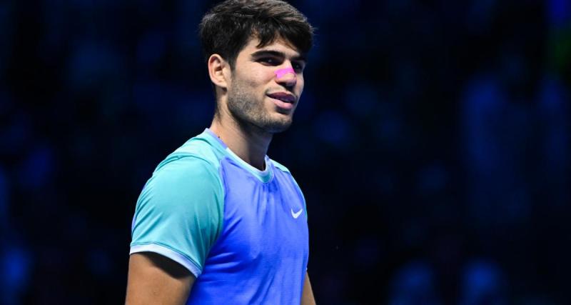  - Tennis : Alcaraz soulagé après sa première victoire au Masters de Turin