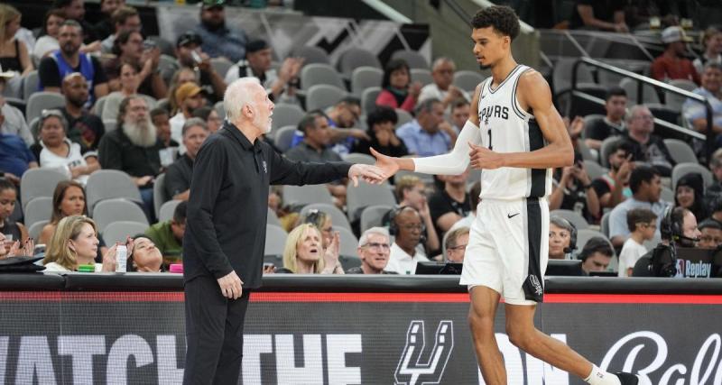  - NBA : Wembanyama rend un superbe hommage à Popovich, victime d’un accident vasculaire cérébral