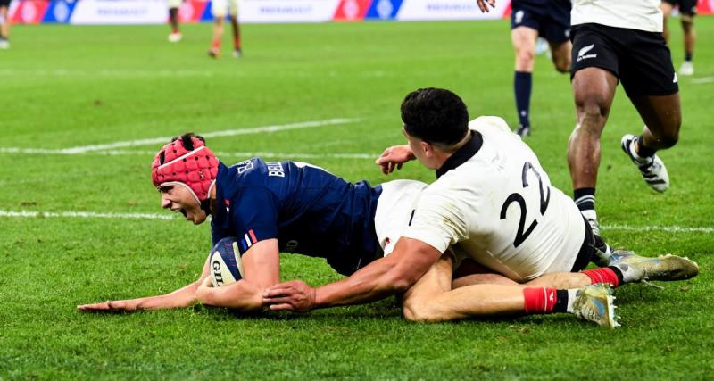  - XV de France : VIDEO - la flèche Louis Bielle-Biarrey frappe encore pour marquer le troisième essai des Bleus