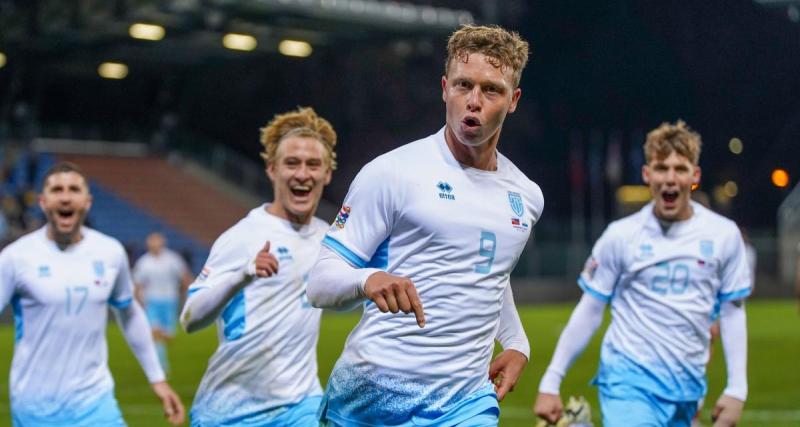  - La joie folle des joueurs de Saint-Marin après leur victoire historique