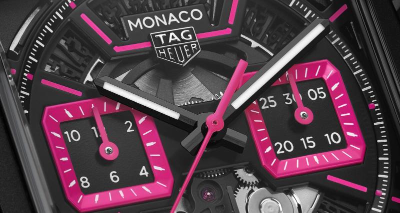 Las Vegas inspire une TAG Heuer Monaco aux accents vibrants - Une conception audacieuse et durable