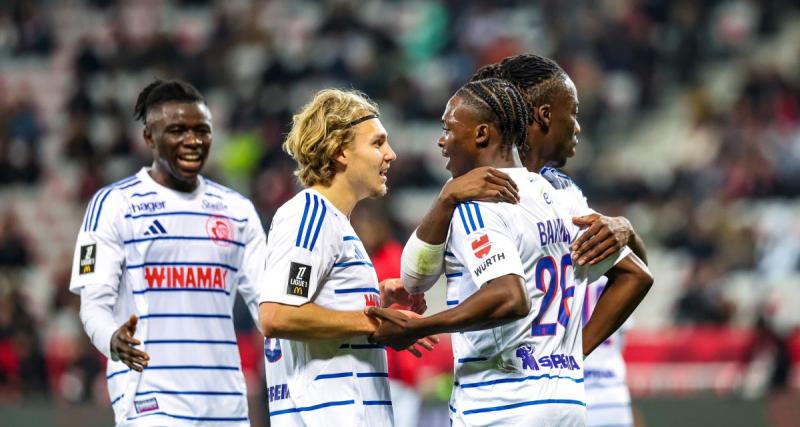  - Strasbourg mène à Nice à la pause