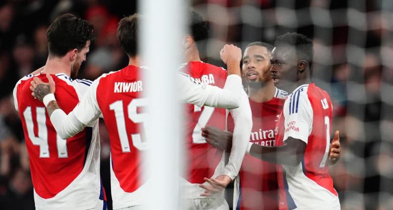  - Monaco logiquement mené par Arsenal à la mi-temps