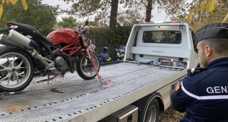  - Un motard flashé à 124 km/h avec un faux permis, la combinaison parfaite vers les problèmes