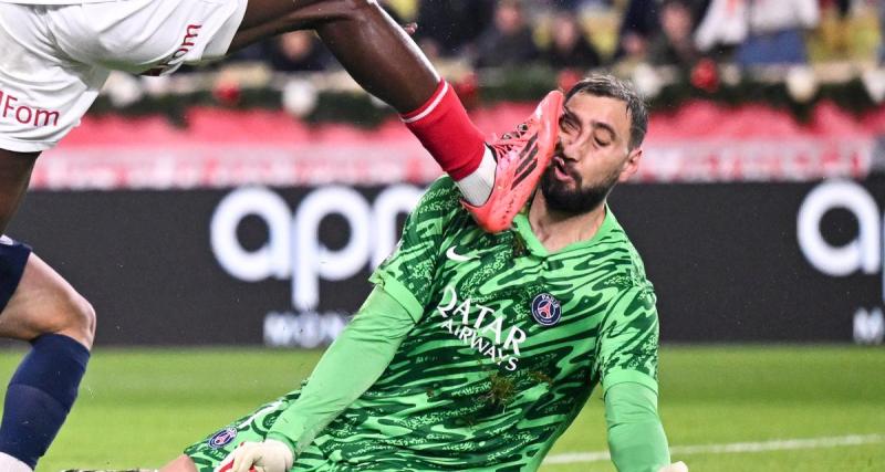  - PSG : sortie précoce de Donnarumma, le visage ensanglanté à Monaco