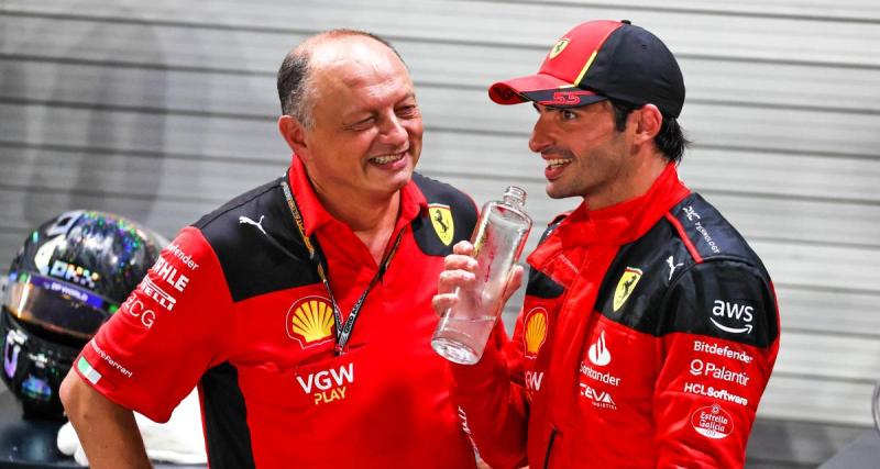  - F1 : le superbe cadeau de Vasseur à Sainz pour son départ