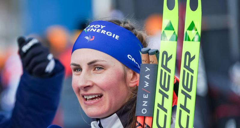  - Biathlon : le bonheur de Justine Braisaz-Bouchet après son succès à domicile